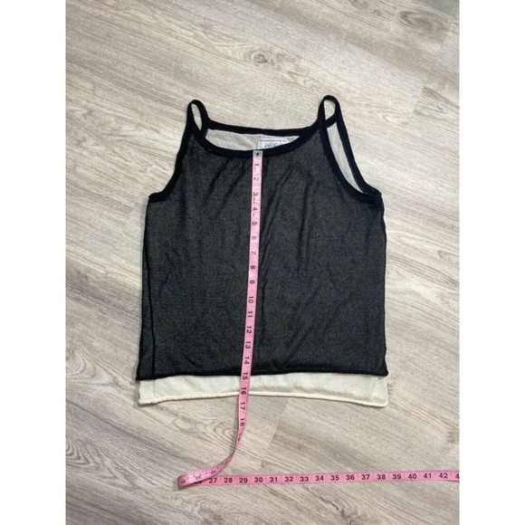 Lord & Taylor Black & White cami blouse top Size medium - Picture 10 of 12